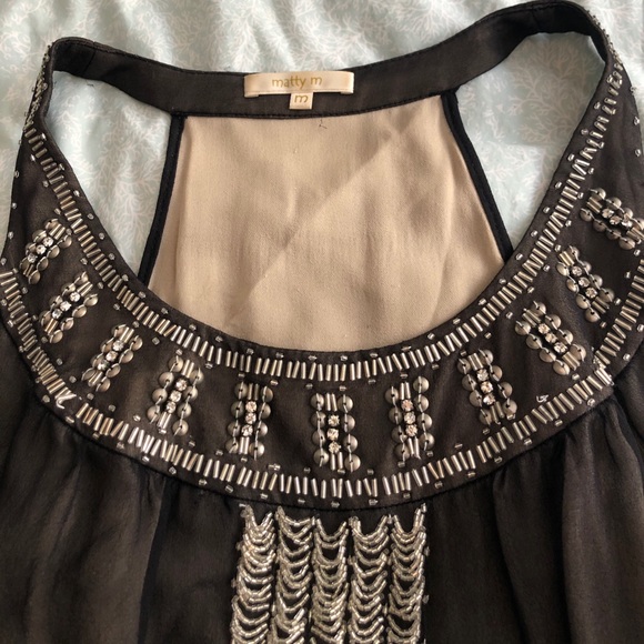 Marty M beaded blouse - Picture 1 of 3